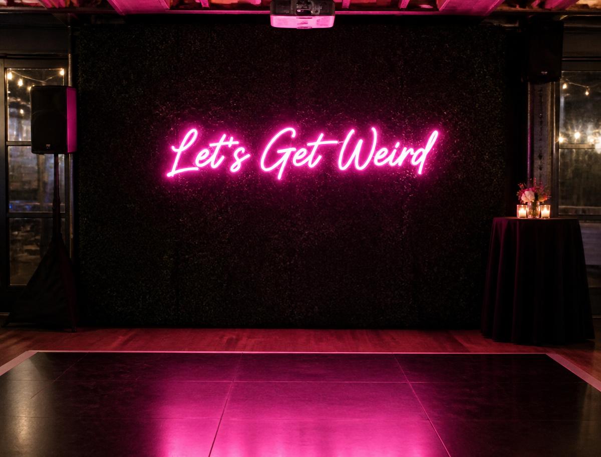 Event Hire Neon Sign
