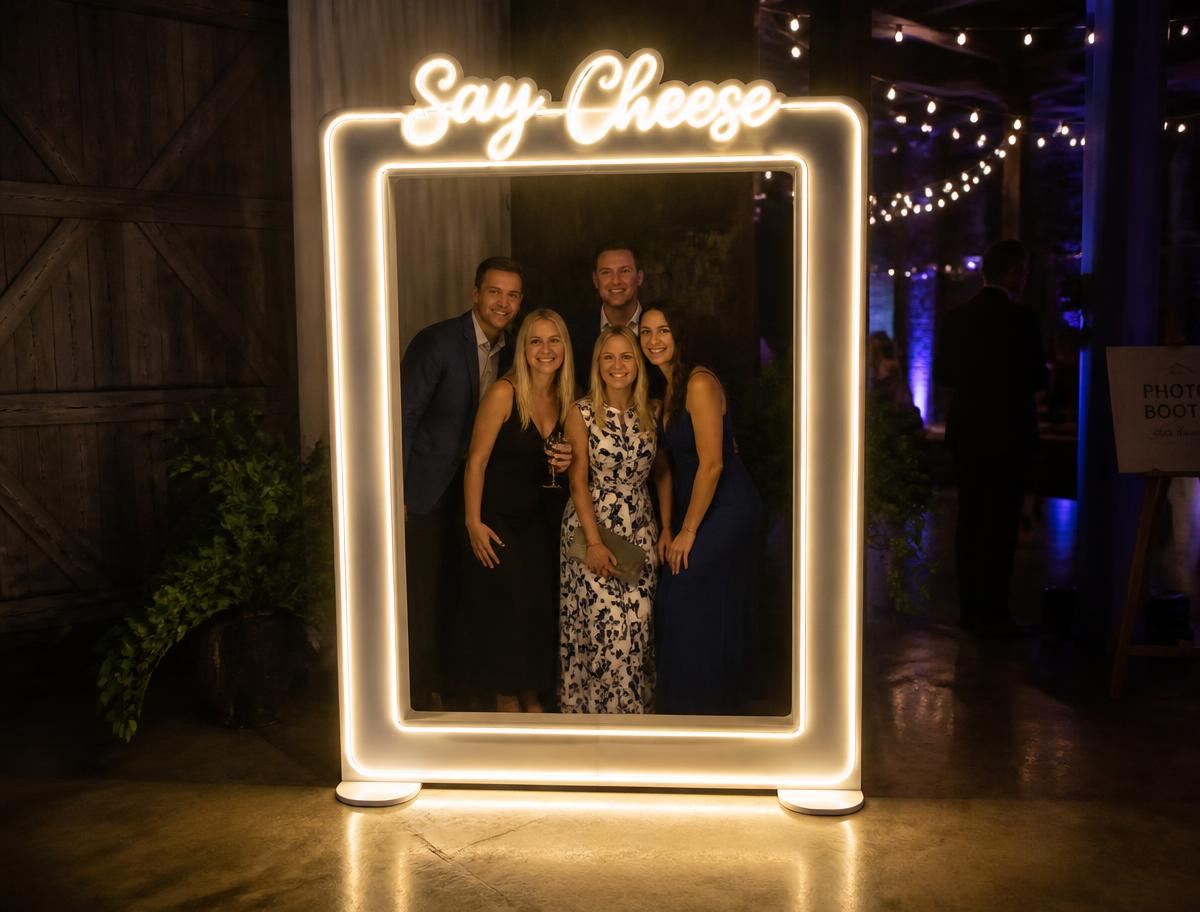 Neon Photo Booth Frame